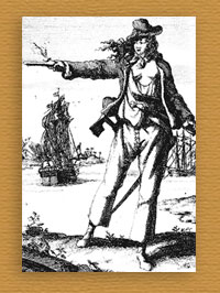Когда пришла пора выходить в море, Джек предложил Энн переодеться в мужскую одежду и отправиться с ним. Но если на пиратском корабле обнаруживали женщину, ее вместе с любовником выбрасывали за борт. Так Энн превратилась в симпатичного матроса по имени Андреас. 